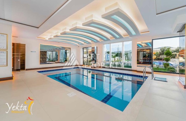 Меблированная квартира 1+1, всего 500 м до моря. Махмутлар, Алания - Ракурс 8