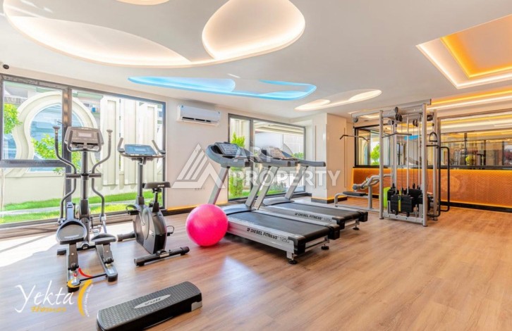 Меблированная квартира 1+1, всего 500 м до моря. Махмутлар, Алания - Ракурс 9