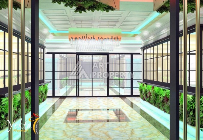 Меблированная квартира 1+1, всего 500 м до моря. Махмутлар, Алания - Ракурс 14