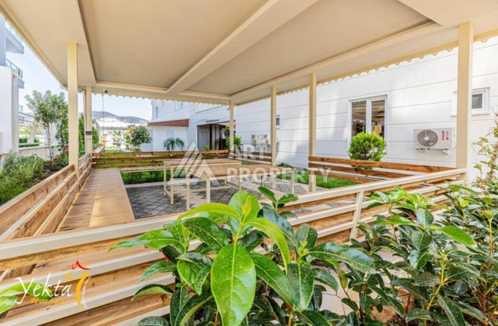 Меблированная квартира 1+1, всего 500 м до моря. Махмутлар, Алания - Ракурс 15