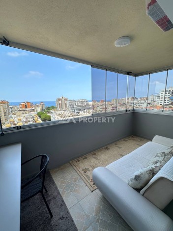 Просторная студия с видом на море в районе Махмутлар, 45 кв.м. - Ракурс 16