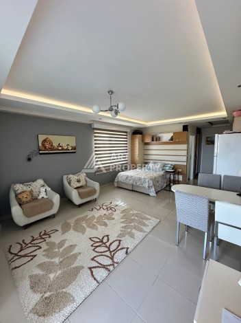 Просторная студия с видом на море в районе Махмутлар, 45 кв.м. - Ракурс 31