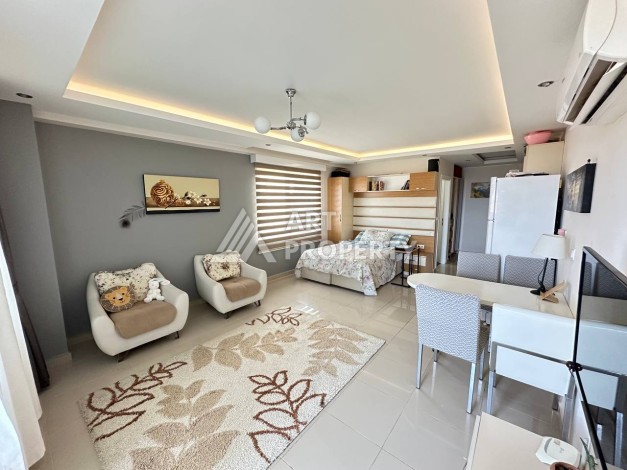 Просторная студия с видом на море в районе Махмутлар, 45 кв.м. - Ракурс 33