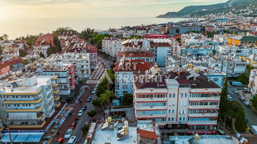 Квартира 2+1 в центре Алании. Всего 250 метров до пляжа Дамлаташ - Ракурс 5