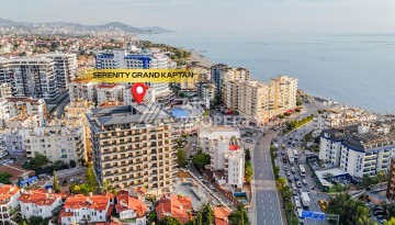 Апартаменты 1+1 с панорамным видом на море и крепость Алании в современном комплексе премиум-класса в районе Тосмур. - Ракурс 2