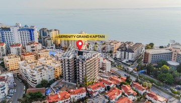 Апартаменты 1+1 с панорамным видом на море и крепость Алании в современном комплексе премиум-класса в районе Тосмур. - Ракурс 4