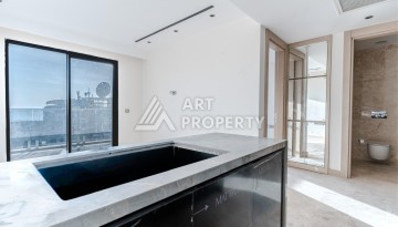 Апартаменты 1+1 с панорамным видом на море и крепость Алании в современном комплексе премиум-класса в районе Тосмур. - Ракурс 10