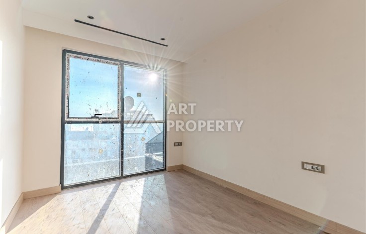 Апартаменты 1+1 с панорамным видом на море и крепость Алании в современном комплексе премиум-класса в районе Тосмур. - Ракурс 10