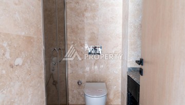 Апартаменты 1+1 с панорамным видом на море и крепость Алании в современном комплексе премиум-класса в районе Тосмур. - Ракурс 14