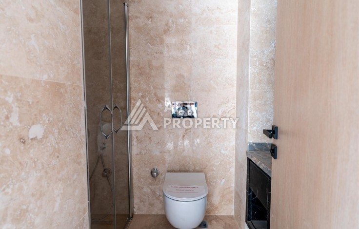 Апартаменты 1+1 с панорамным видом на море и крепость Алании в современном комплексе премиум-класса в районе Тосмур. - Ракурс 13