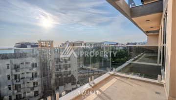 Апартаменты 1+1 с панорамным видом на море и крепость Алании в современном комплексе премиум-класса в районе Тосмур. - Ракурс 15