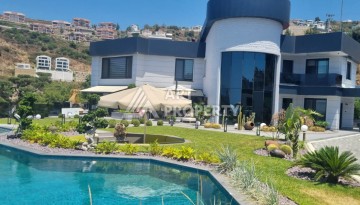 Вилла 6+2 с большим участком 1950 м2 в районе Каргыджак, Алания - Ракурс 4