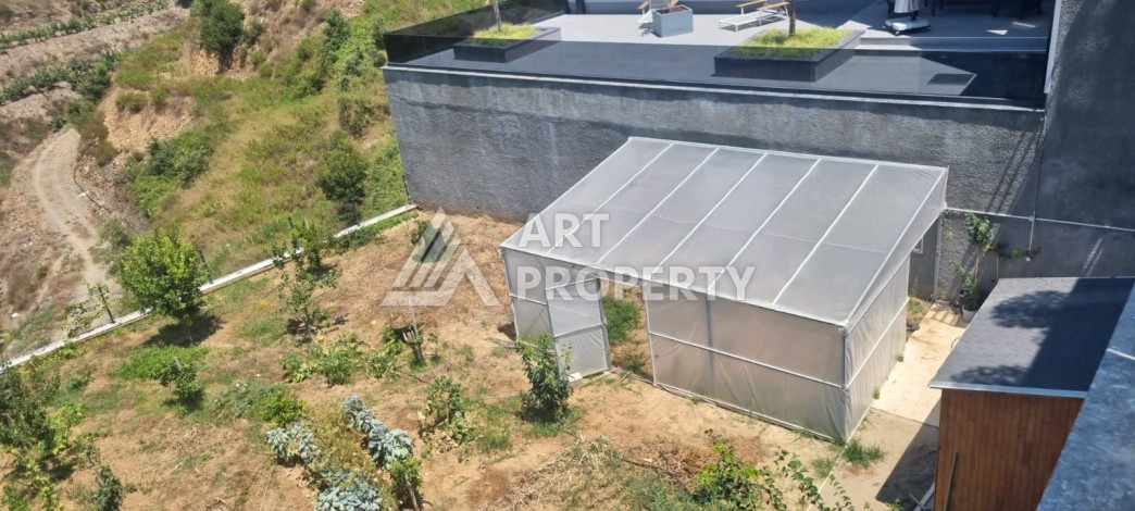 Вилла 6+2 с большим участком 1950 м2 в районе Каргыджак, Алания - Ракурс 7