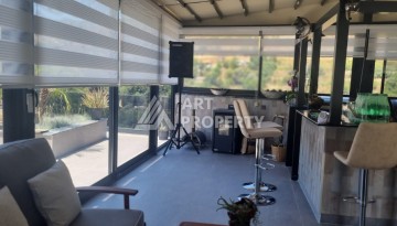 Вилла 6+2 с большим участком 1950 м2 в районе Каргыджак, Алания - Ракурс 13