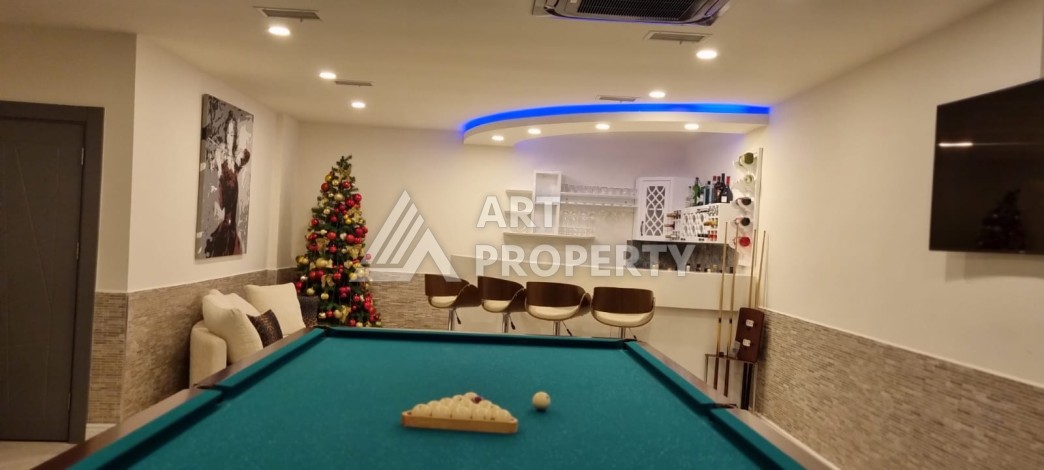 Вилла 6+2 с большим участком 1950 м2 в районе Каргыджак, Алания - Ракурс 13