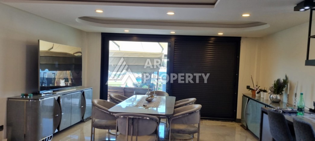 Вилла 6+2 с большим участком 1950 м2 в районе Каргыджак, Алания - Ракурс 27