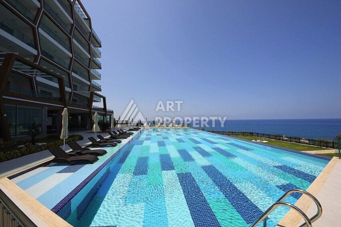 Квартира 2+1 на первой береговой линии в Каргыджаке с прямым видом на море - Ракурс 0