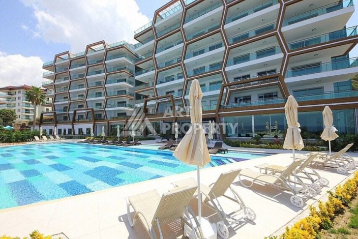 Квартира 2+1 на первой береговой линии в Каргыджаке с прямым видом на море - Ракурс 11