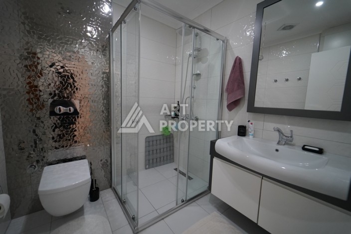 Квартира 2+1 на первой береговой линии в Каргыджаке с прямым видом на море - Ракурс 20