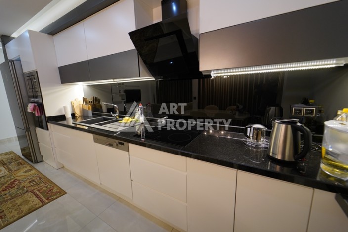 Квартира 2+1 на первой береговой линии в Каргыджаке с прямым видом на море - Ракурс 22