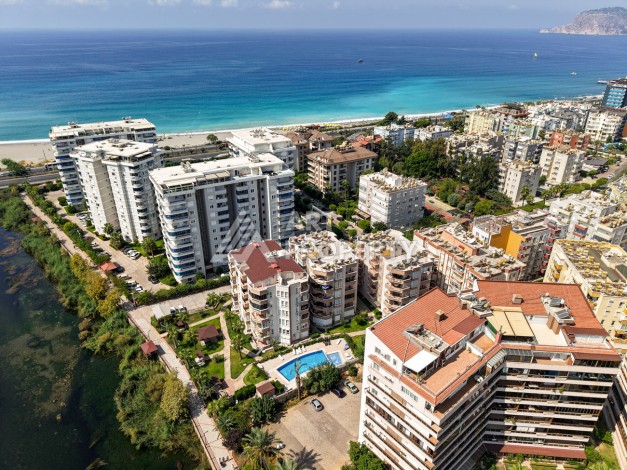 Квартира 2+1 с видом на море в Тосмуре — срочная продажа, 100 метров до пляжа - Ракурс 15