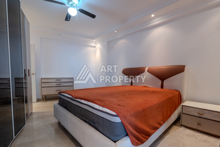 Просторная квартира 2+1 с видом на море и крепость Аланьи в районе Тосмур - Ракурс 7