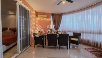 Просторная квартира 2+1 с видом на море и крепость Аланьи в районе Тосмур - Ракурс 12