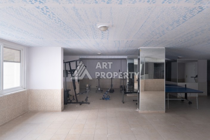 Просторная квартира 2+1 с видом на море и крепость Аланьи в районе Тосмур - Ракурс 13