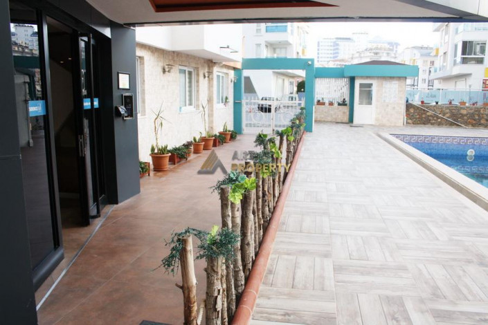 Трехкомнатная квартира в хорошем комплексе в районе Тосмур, Алания, 105 м2 - Ракурс 13