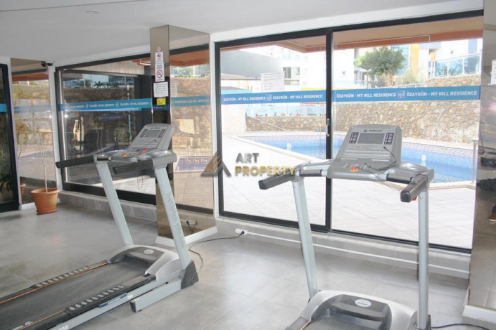 Трехкомнатная квартира в хорошем комплексе в районе Тосмур, Алания, 105 м2 - Ракурс 17