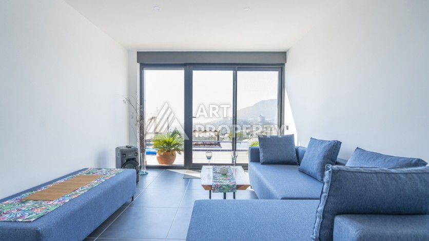 Вилла 3+1 с частным бассейном, 200 кв.м. Каргыджак, Алания - Ракурс 3