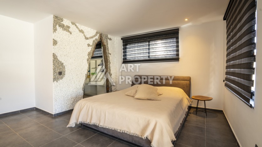 Вилла 3+1 с частным бассейном, 200 кв.м. Каргыджак, Алания - Ракурс 5