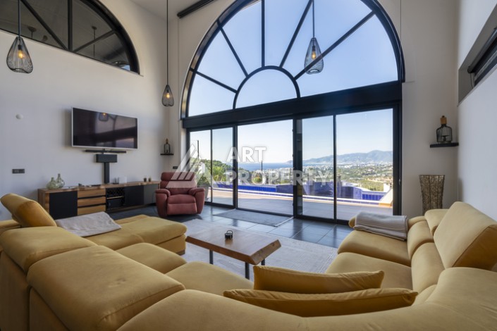 Вилла 3+1 с частным бассейном, 200 кв.м. Каргыджак, Алания - Ракурс 9