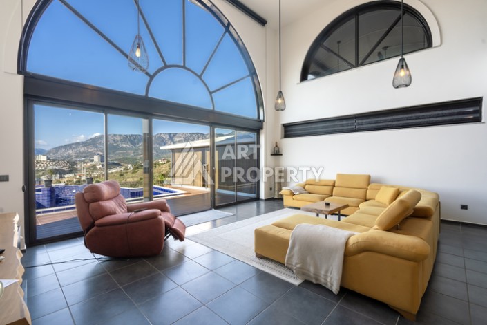 Вилла 3+1 с частным бассейном, 200 кв.м. Каргыджак, Алания - Ракурс 11