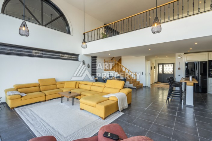 Вилла 3+1 с частным бассейном, 200 кв.м. Каргыджак, Алания - Ракурс 13