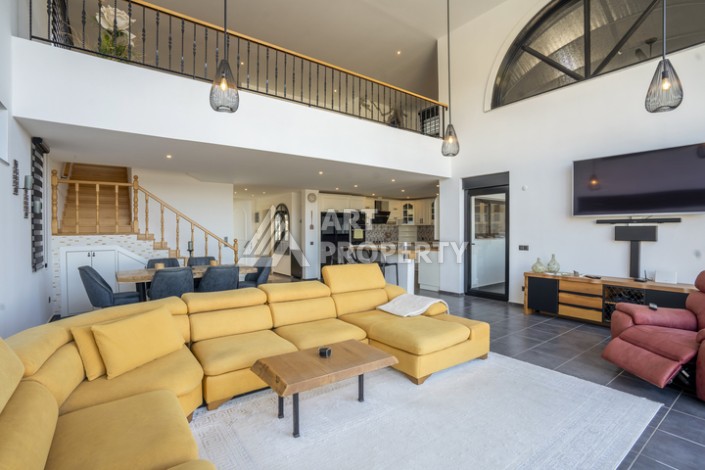 Вилла 3+1 с частным бассейном, 200 кв.м. Каргыджак, Алания - Ракурс 15