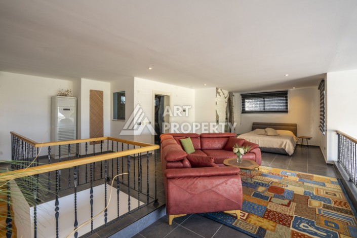 Вилла 3+1 с частным бассейном, 200 кв.м. Каргыджак, Алания - Ракурс 16