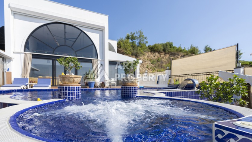 Вилла 3+1 с частным бассейном, 200 кв.м. Каргыджак, Алания - Ракурс 17