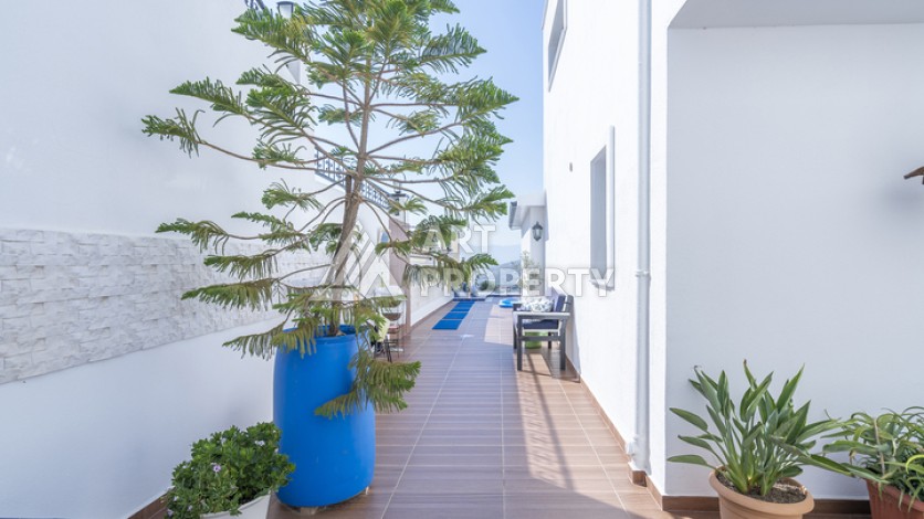 Вилла 3+1 с частным бассейном, 200 кв.м. Каргыджак, Алания - Ракурс 19