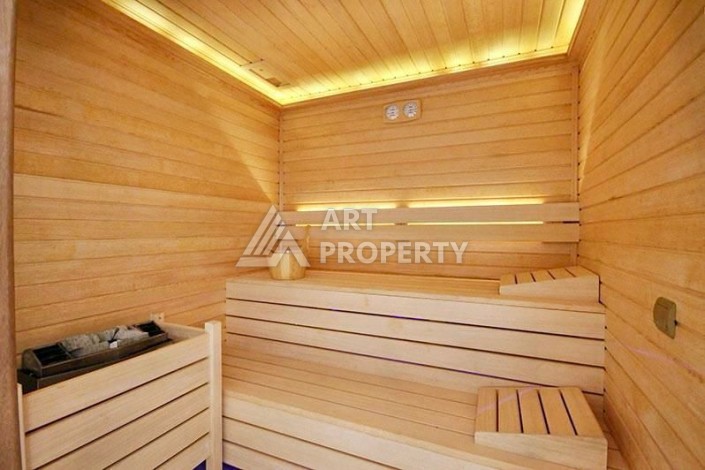 Большая квартира 2+1 в районе Каргыджак, 125 кв.м. Элитная недвижимость в Алании - Ракурс 4