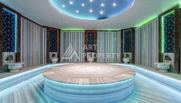 Большая квартира 2+1 в районе Каргыджак, 125 кв.м. Элитная недвижимость в Алании - Ракурс 6