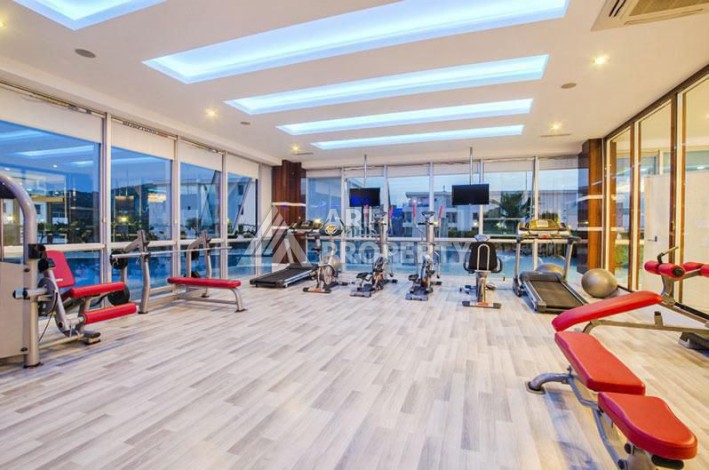 Большая квартира 2+1 в районе Каргыджак, 125 кв.м. Элитная недвижимость в Алании - Ракурс 7