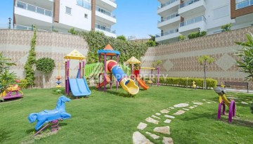 Большая квартира 2+1 в районе Каргыджак, 125 кв.м. Элитная недвижимость в Алании - Ракурс 11