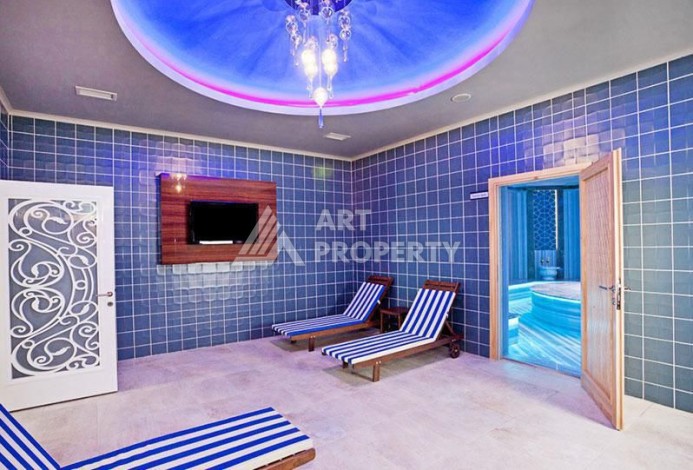 Большая квартира 2+1 в районе Каргыджак, 125 кв.м. Элитная недвижимость в Алании - Ракурс 13