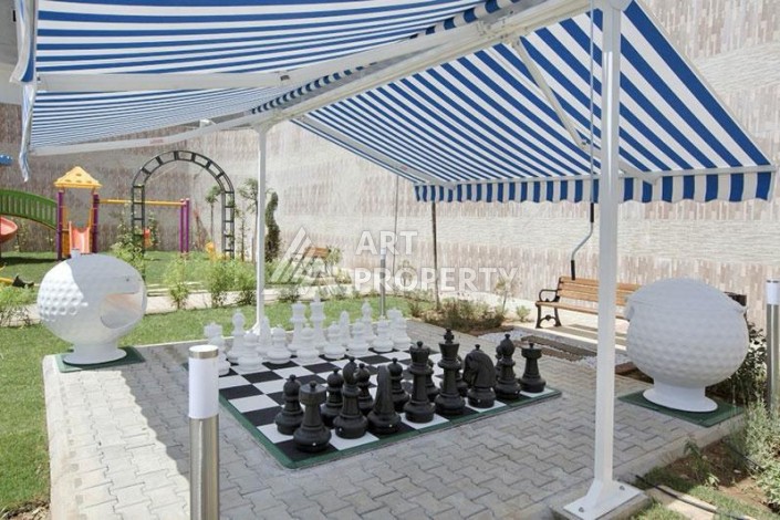 Большая квартира 2+1 в районе Каргыджак, 125 кв.м. Элитная недвижимость в Алании - Ракурс 17