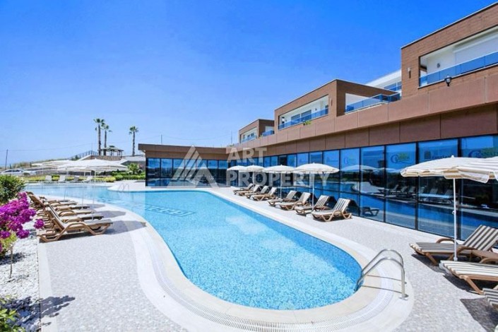 Большая квартира 2+1 в районе Каргыджак, 125 кв.м. Элитная недвижимость в Алании - Ракурс 19