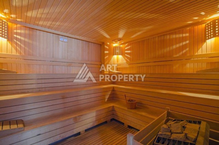 Большая квартира 2+1 в районе Каргыджак, 125 кв.м. Элитная недвижимость в Алании - Ракурс 22