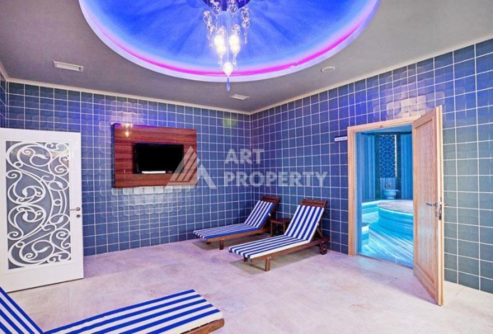 Большая квартира 2+1 в районе Каргыджак, 125 кв.м. Элитная недвижимость в Алании - Ракурс 28