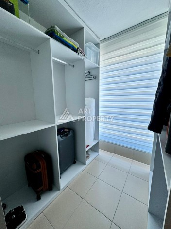 Большая квартира 2+1 в районе Каргыджак, 125 кв.м. Элитная недвижимость в Алании - Ракурс 42