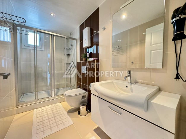 Большая квартира 2+1 в районе Каргыджак, 125 кв.м. Элитная недвижимость в Алании - Ракурс 44